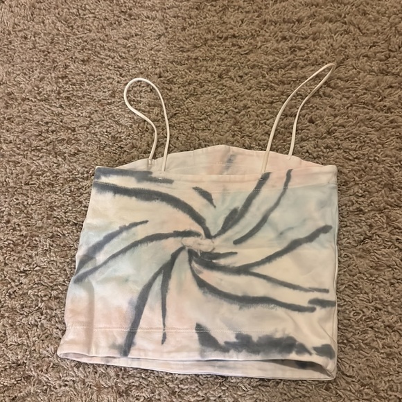 American Eagle tie dye thin strap crop top - Picture 2 of 3